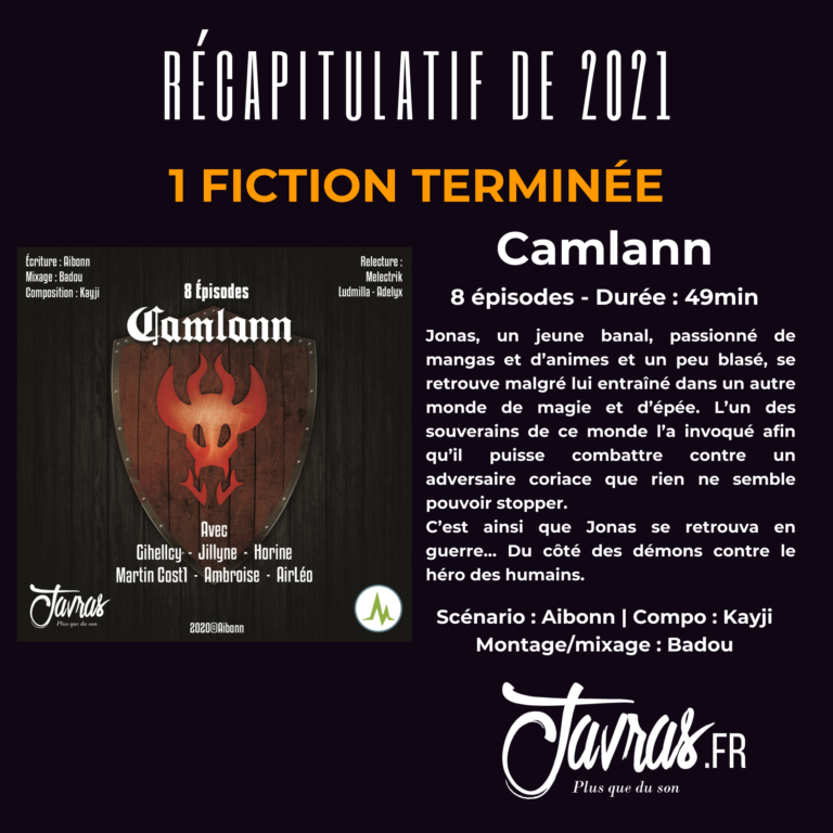 1 fiction terminée : Camlann
